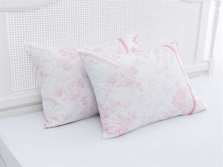 Rambler Rose Cottony Set 2  FAȚĂ DE PERNĂ 50x70 cm Pink