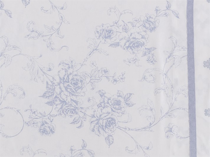 Rambler Rose Cottony Set 2  FAȚĂ DE PERNĂ 50x70 cm Albastru.