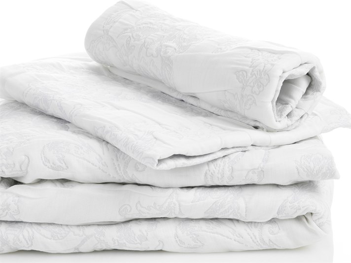 Rambler Rose  Cover Persoană dublă  SET CUVERTURĂ DE PAT 250x260 cm Albastru
