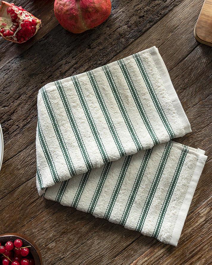 Raye Cotton Drying Cloth 30x50 cm Green