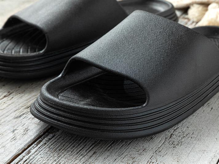 Cool PVC Mens Sandals 41 Black