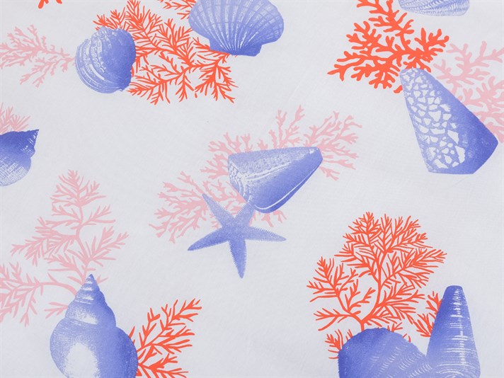 Recif de corali Single Lenjerie De Pat 160x220 cm Coral