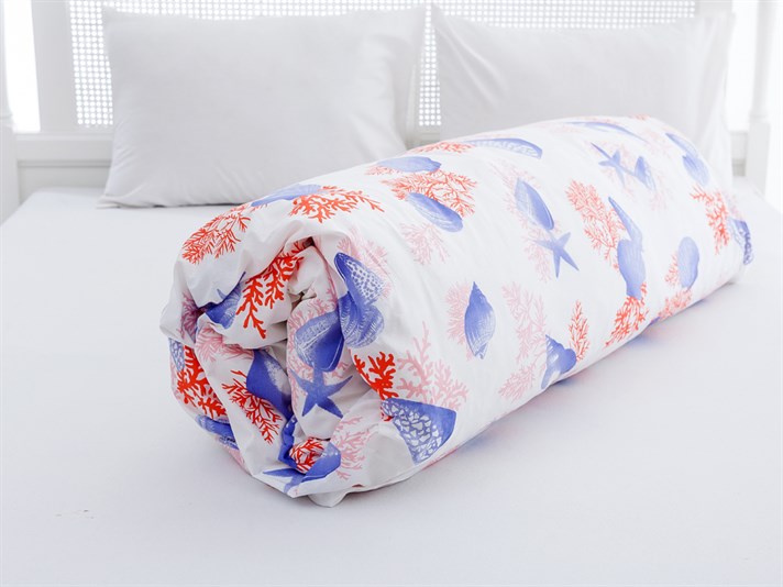 Recif de corali Double Lenjerie De Pat 200x220 cm Coral