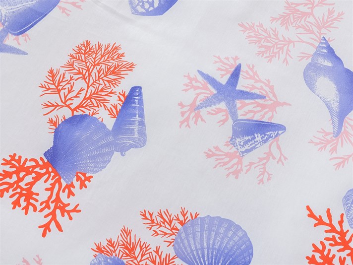 Recif de corali Double Lenjerie De Pat 200x220 cm Coral