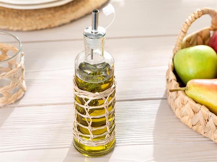 Recipient ulei, Adelmo, sticlă, 300 ml, transparent