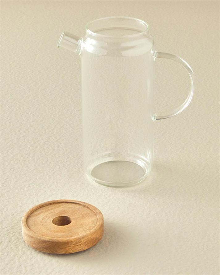 Garcia Borosilicate Oil Cup 800 ml Transparent