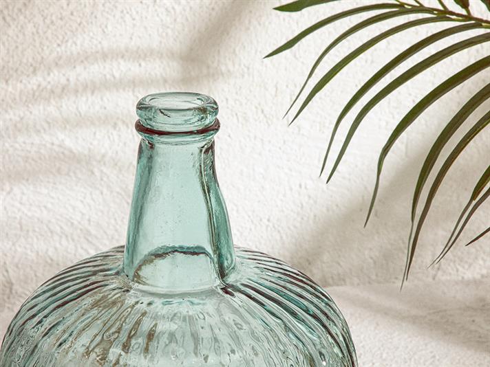 Vază, Recycled Demijohn, sticlă reciclată, 21x21x36,5 cm, verde