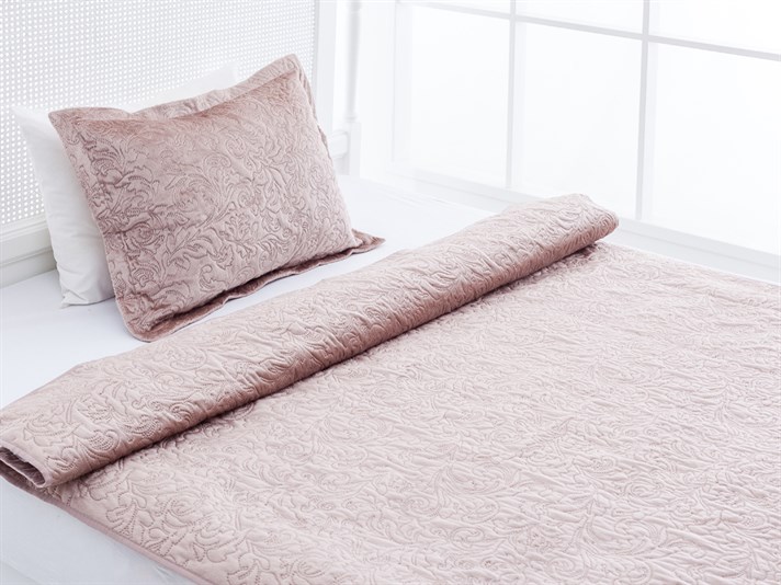 regal Puf De Mânz Single Set Cuverturi Pat 160x240 cm Maro Deschis