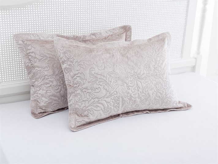 regal Puf De Mânz Double Set Cuverturi Pat 240x260 cm Gri