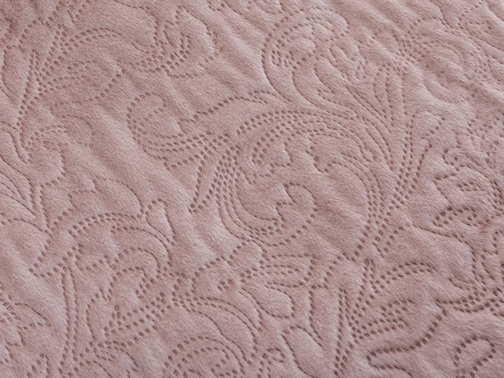 regal Puf De Mânz Double Set Cuverturi Pat 240x260 cm Maro Deschis