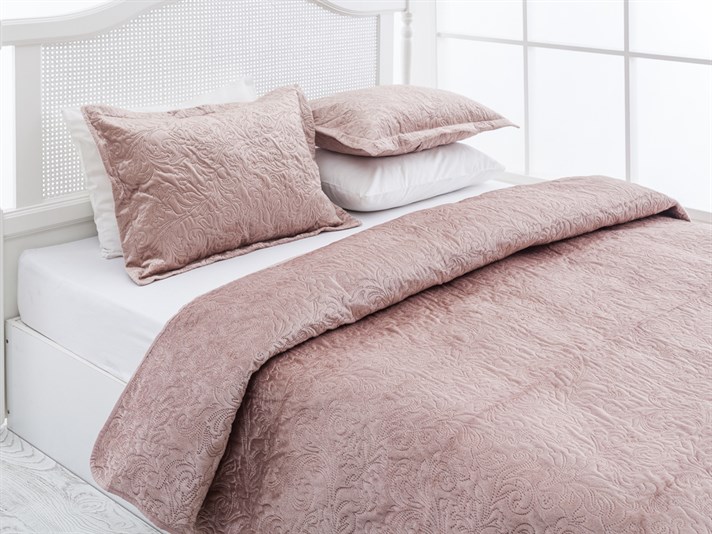 regal Puf De Mânz Double Set Cuverturi Pat 240x260 cm Maro Deschis