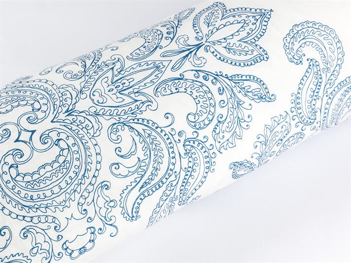 regalitate Bumbac Satinat Double Lenjerie De Pat 200x220 cm Bleumarin