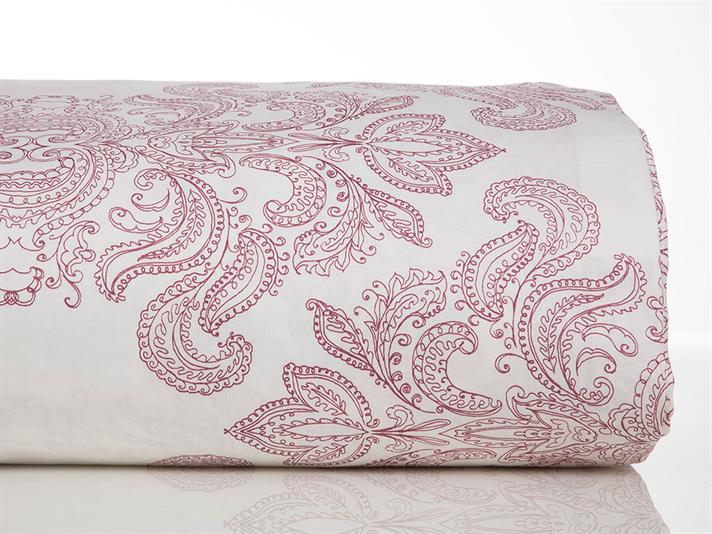 regalitate Bumbac Satinat Single Lenjerie De Pat 160x220 cm Culoarea Trandafirului Uscat.