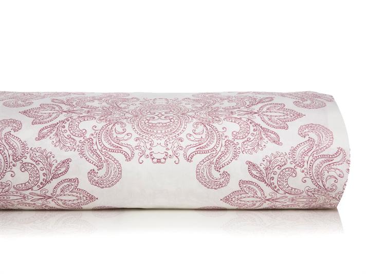 regalitate Bumbac Satinat Single Lenjerie De Pat 160x220 cm Culoarea Trandafirului Uscat.