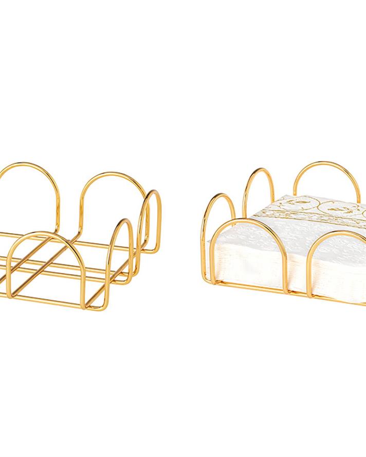 Regent Metal Suport Pentru Șervetele 18*18 Cm Aur.