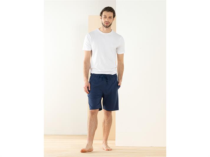 Relax Navy Pantaloni Pijama, Bumbac, S, Natural - Burgundia