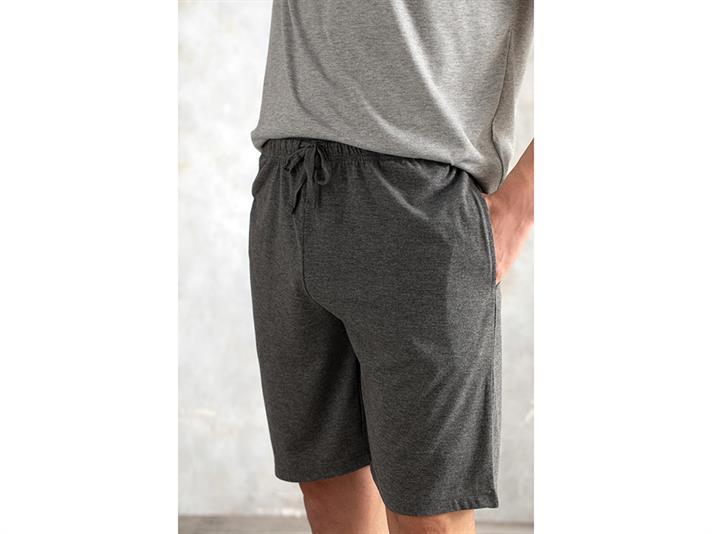 Relax Combed Cotton Mens Pajama Set M Anthracite