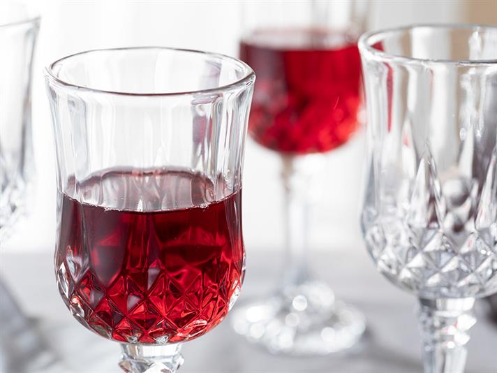 Set 4 Pahare Pentru Vin, Rich, Sticla, 210 Ml, Transparent