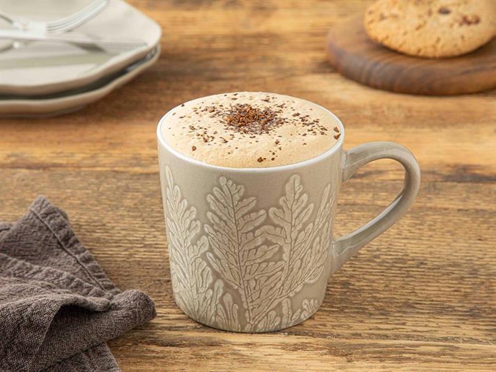 Rila Ceașcă, Ceramică, 350 Ml, Gri Deschis