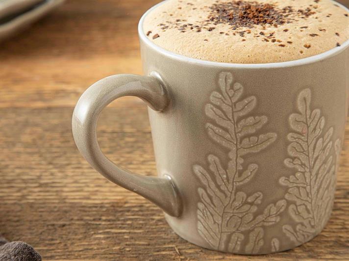 Rila Ceașcă, Ceramică, 350 Ml, Gri Deschis