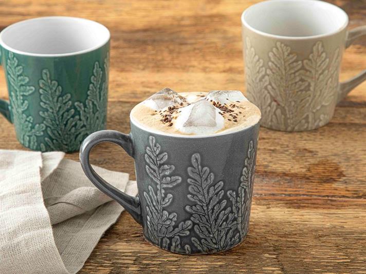 Rila Ceașcă, Ceramică, 350 Ml, Gri Deschis