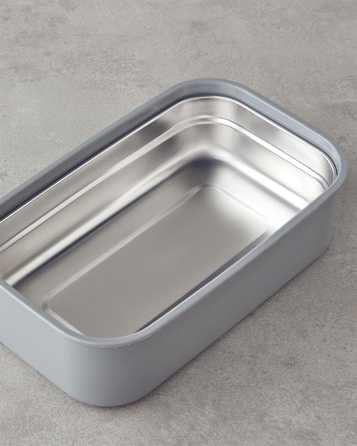 Riley Oțel Inoxidabil 7 Piese Lunch Box 800 ml Gri