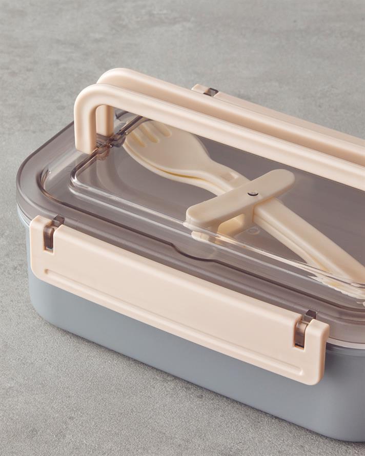 Riley Oțel Inoxidabil 7 Piese Lunch Box 800 ml Gri