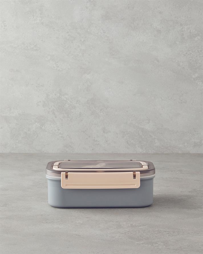 Riley Oțel Inoxidabil 7 Piese Lunch Box 800 ml Gri
