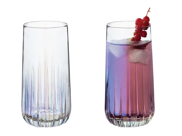 Rio Glass 4 Set Juice Glass 360 ml Colorful