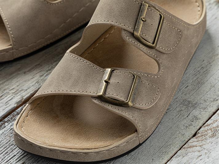 Rita Sandale Damă, Piele Artificială, 40, Gri Deschis