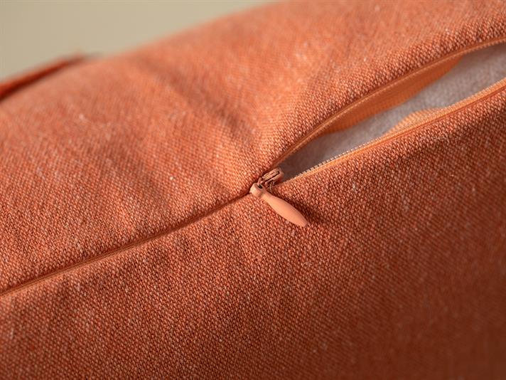Roche Punch Embroidered Cover Throw Pillows 45x45 cm Brick Red