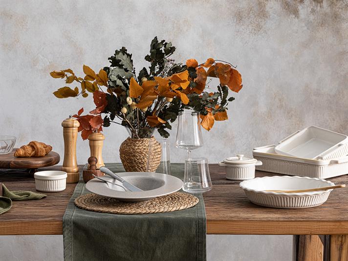 Rochelle Stoneware Souffle Dish 10x5 cm Gray