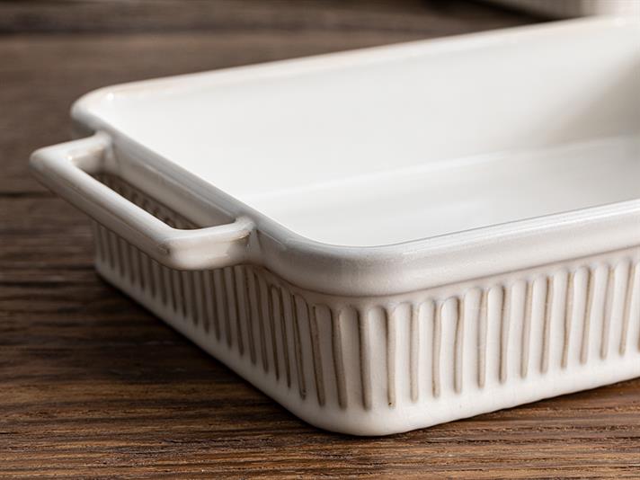 Rochelle Stoneware Oven Cover 30x17x5 cm Gray