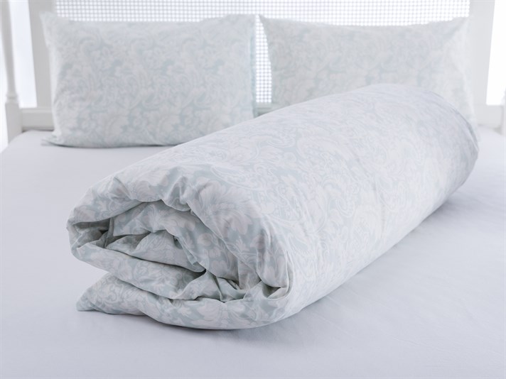 Romance rustice Cu Bumbac Single Lenjerie De Pat 160x220 cm Seledon