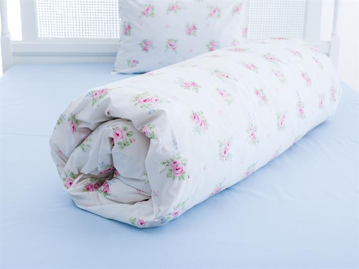 Romano Cu Bumbac Single Set Lenjerie De Pat 160x220 cm Roz