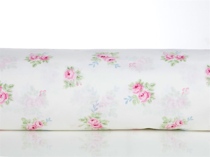 Romano Cu Bumbac Single Lenjerie De Pat 160x220 cm Roz