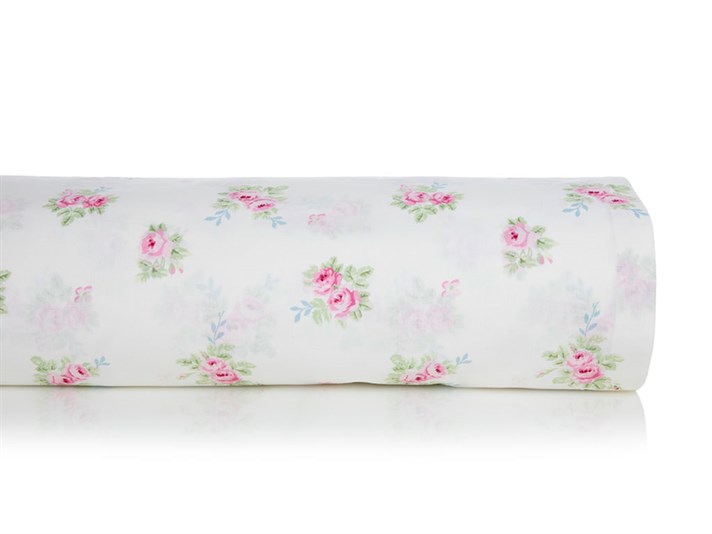 Romano Cu Bumbac Single Lenjerie De Pat 160x220 cm Roz