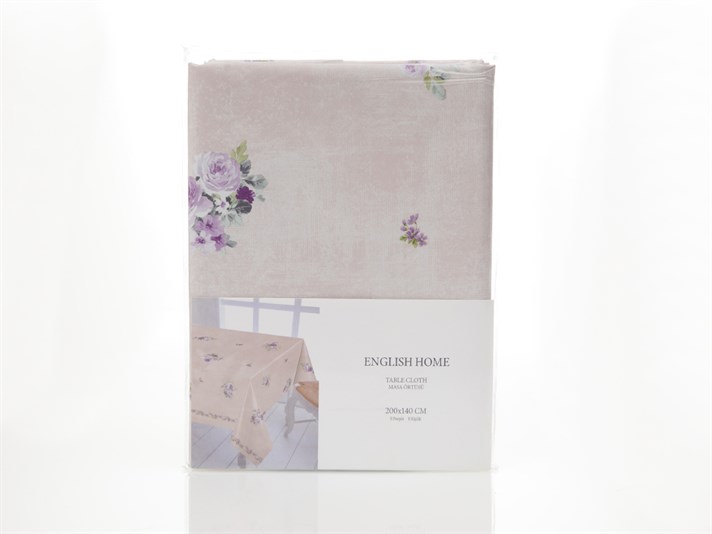 Romantic Floral PVC Față de Masă 200x140 cm Pink-Lilac