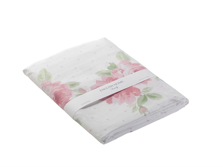 Rona Cu Bumbac Single Lenjerie De Pat 160x220 cm Roz