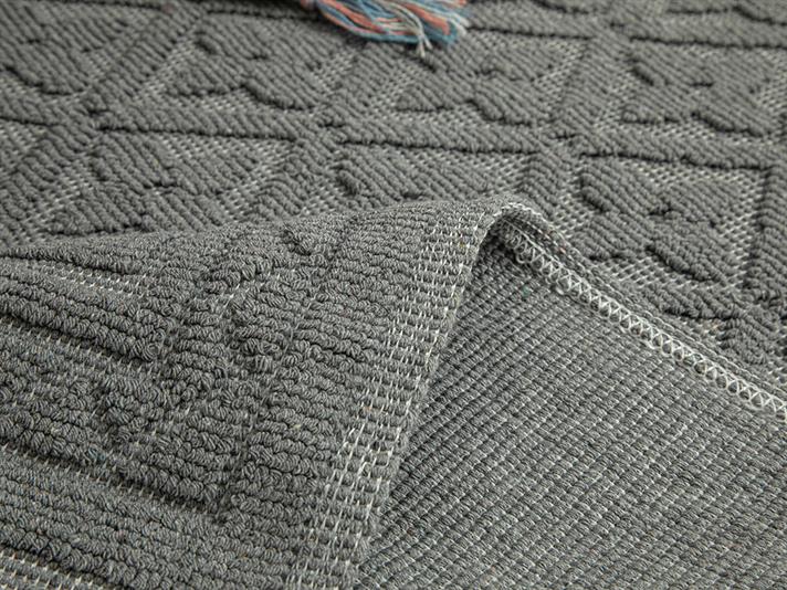 Ronita Cotton Rug 100x200 cm Gray