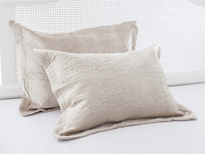 Ronny  Catifea Double Person  SET CUVERTURĂ DE PA 240x260 cm Beige