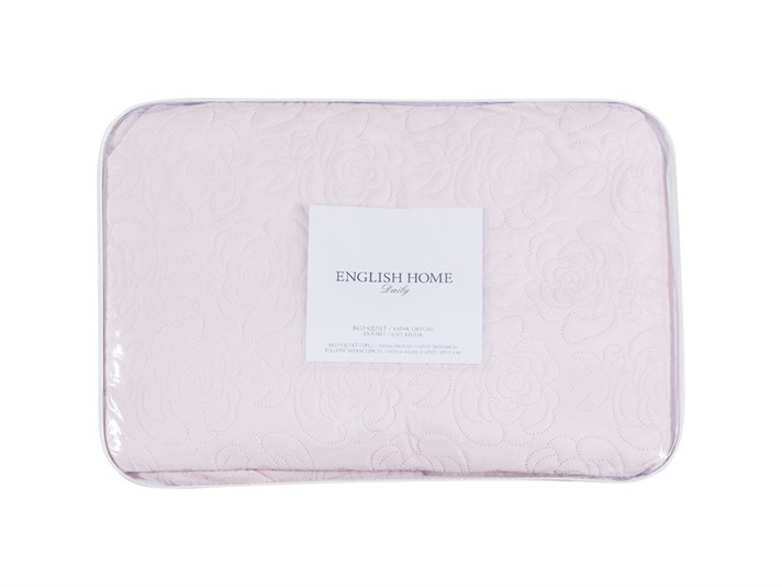 Ronny  Catifea Persoană dublă  SET CUVERTURĂ DE PAT 240x260 cm Roz