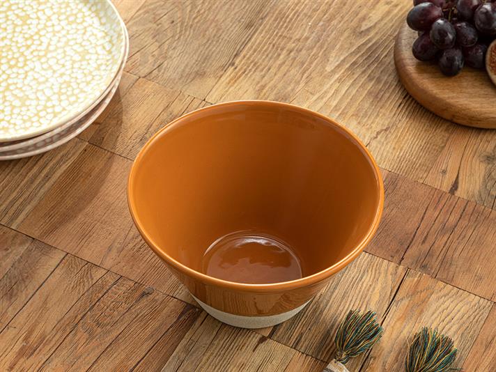 Ceramic Bowl 700 ml Orange,