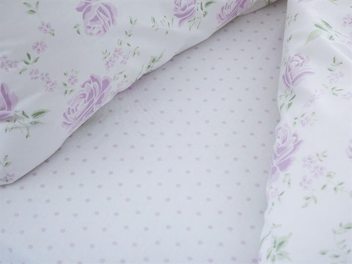 Rosalee Bumbac Single Set Lenjerie De Pat 160x220 cm Lila