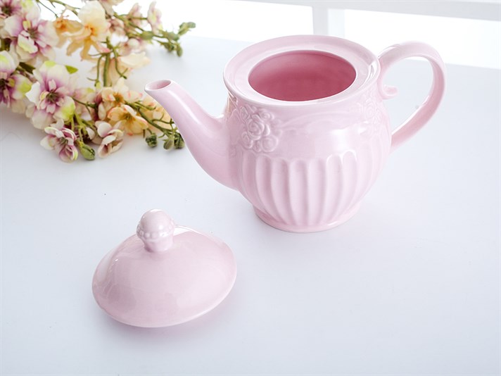 Rose Dolomite Tea Pot Light Pink,