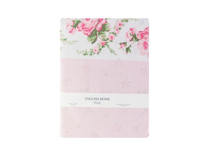 Rose Coquette Cu Bumbac Double Lenjerie De Pat 200x220 cm Roz