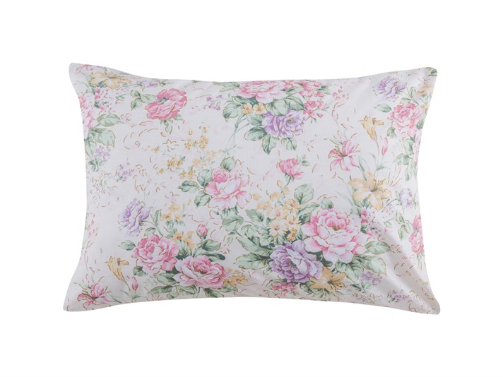 Rose romantism Cu Bumbac Cu 2 Piese Față De Pernă 50x70 cm Roz