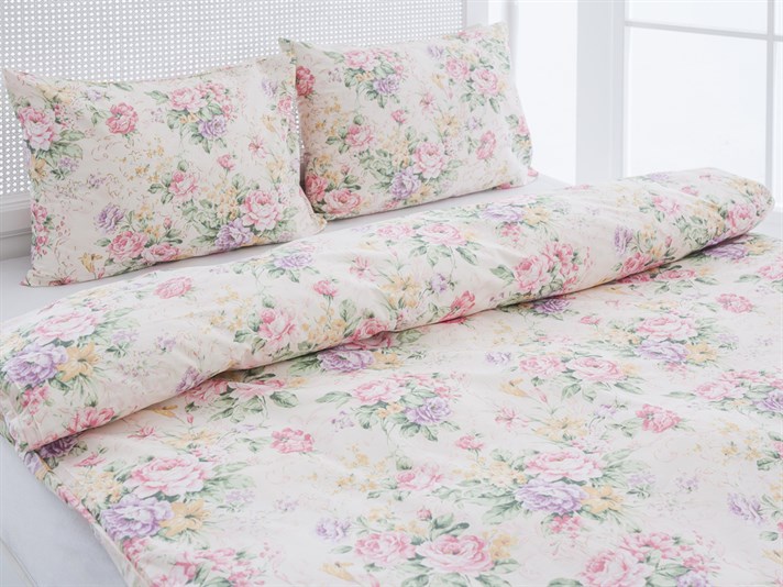 Rose romantism Cu Bumbac Single Lenjerie De Pat 160x220 cm Roz