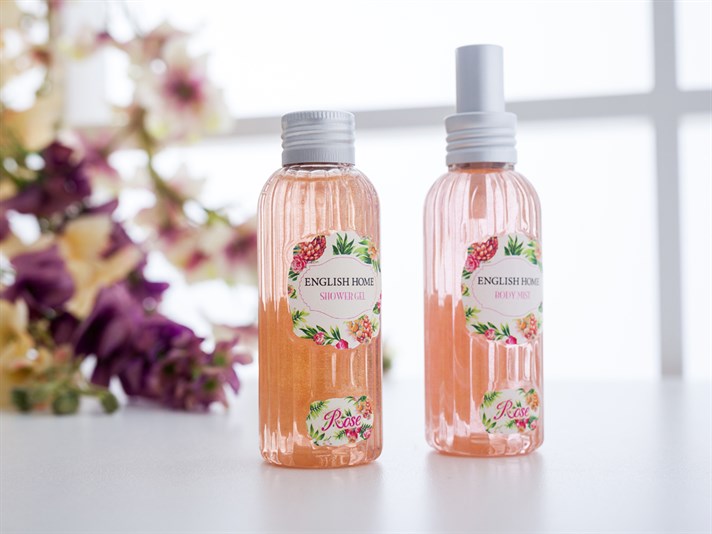 Rose Cu Sclipici Cu Sclipici Kit De Îngrijire 100 - 100 ml .