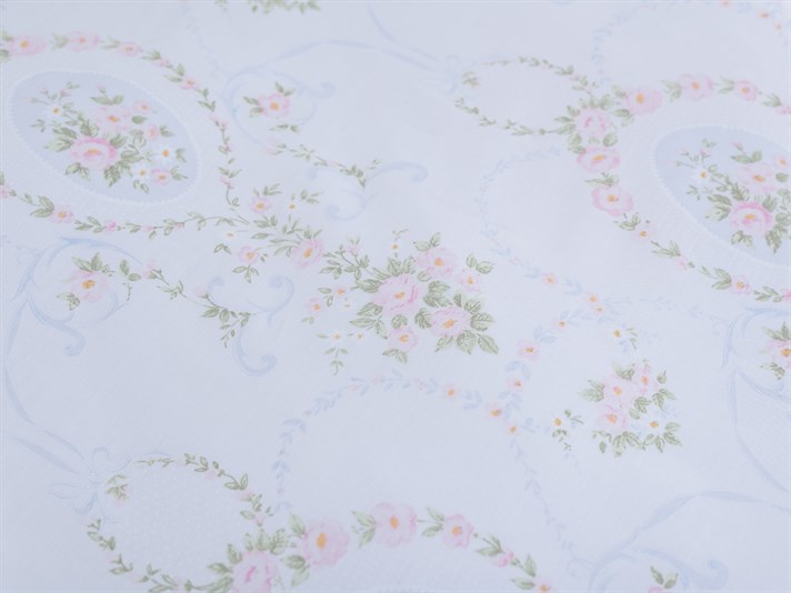 Rose vis Bumbac Satinat Double Lenjerie De Pat 200x220 cm Roz